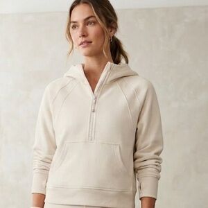 Lole Half Zip Up Hoodie Sweater with Thumbholes Size Small